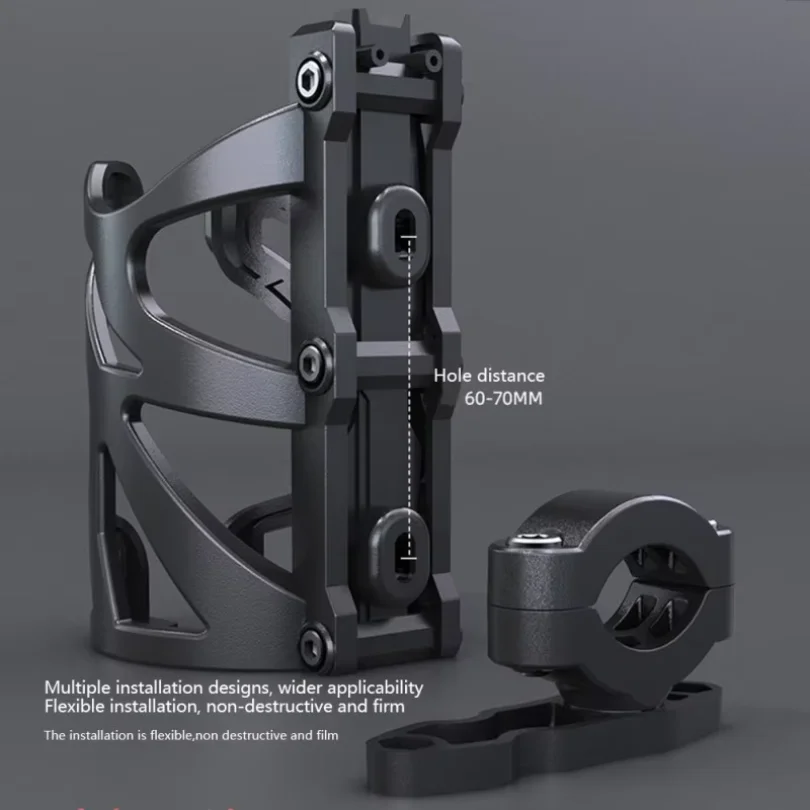 Durable ABS Plastic Bike Water Cup Holder Lightweight Drink Cage with Screws and Tool Included for Cycling