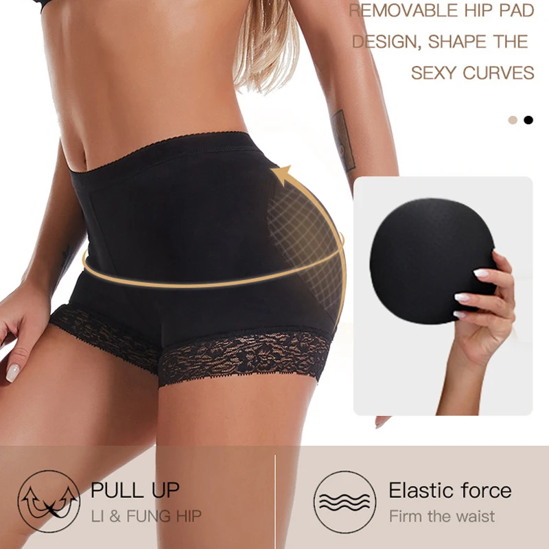 Glutei da donna imbottiti senza cuciture Butt Hip Enhancer Shaper glutei con cuscinetti mutandine Sexy per il sollevamento del culo Shapewear Boxer