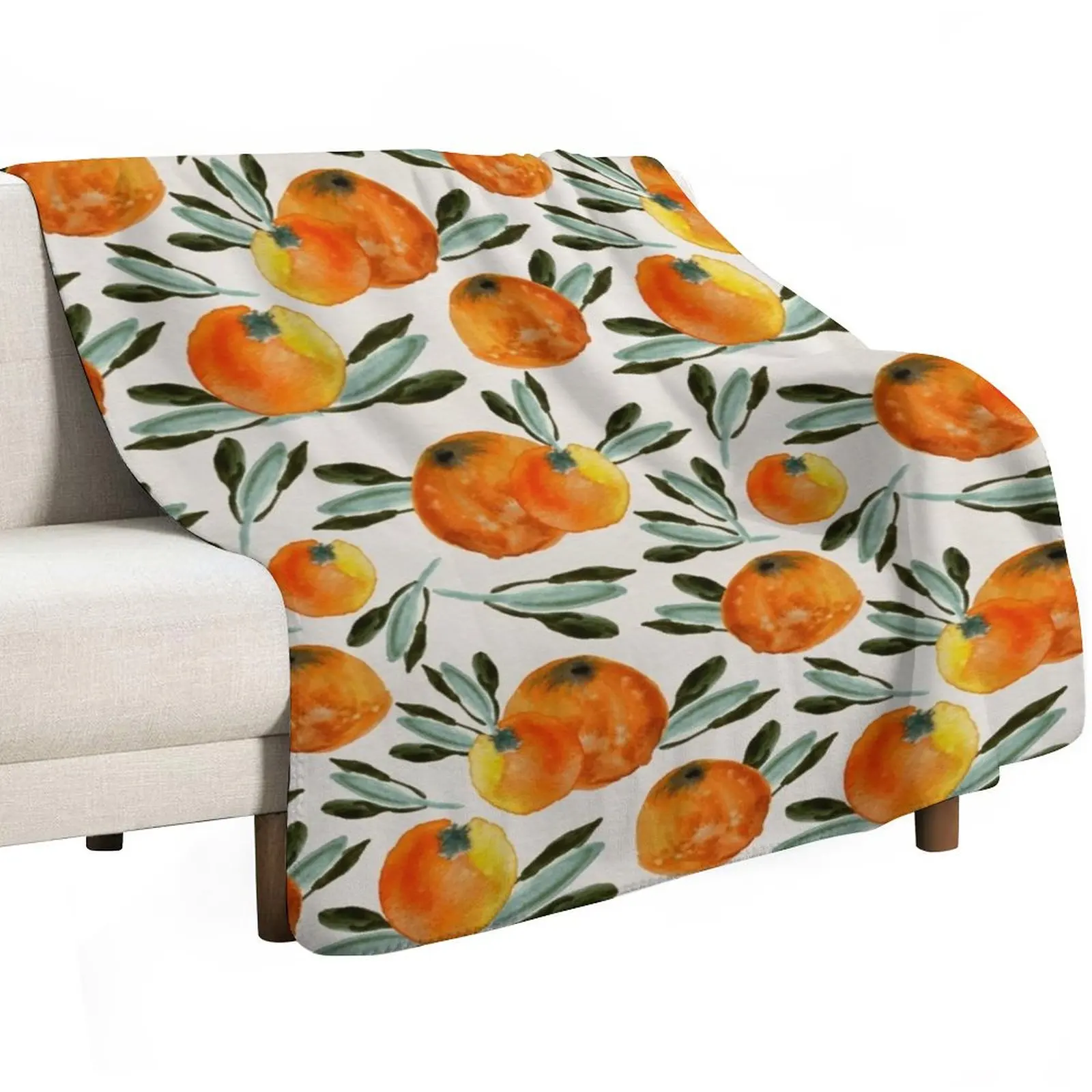 Sunny orange Throw Blanket Hair Hairys Soft Plaid Sofa Quilt Soft Beds Flannel Fabric Blankets