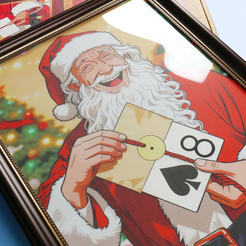 صورة فانتوم سانتا كلوز تقدم نبوءة الجمهور فانتوم الوهم الخدع السحرية عملية بسيطة كل شيء صحيح #2