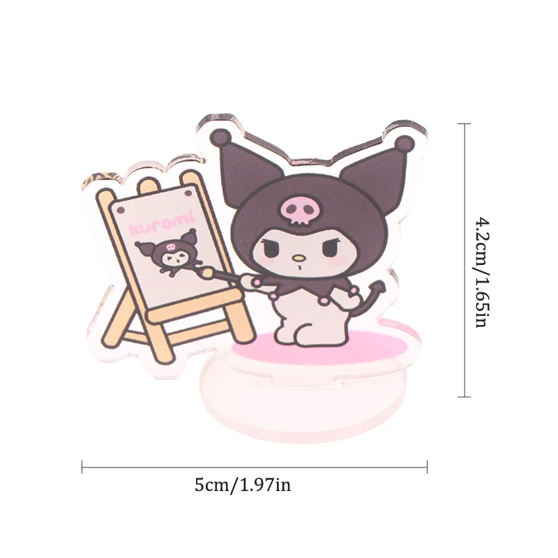 Sanrio Kuromi Acrylic Brand Cinnamoroll Desktop Inspirational Learning Brand Creative Melody Acrylic Creative Decoration