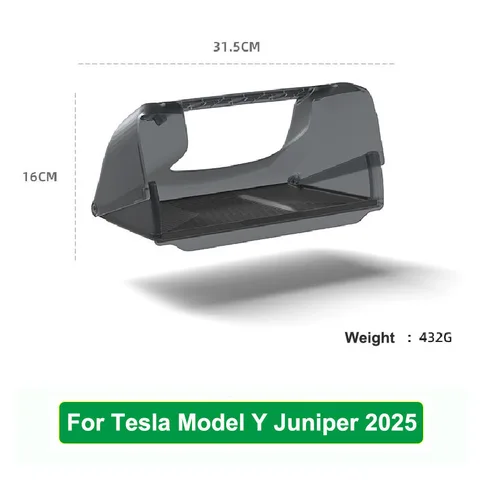 Органайзер Для Центральной Консоли Tesla Model 3 Highland 2024 И Model Y 2025: Скрытый Подэкрановый Отсек Для Хранения