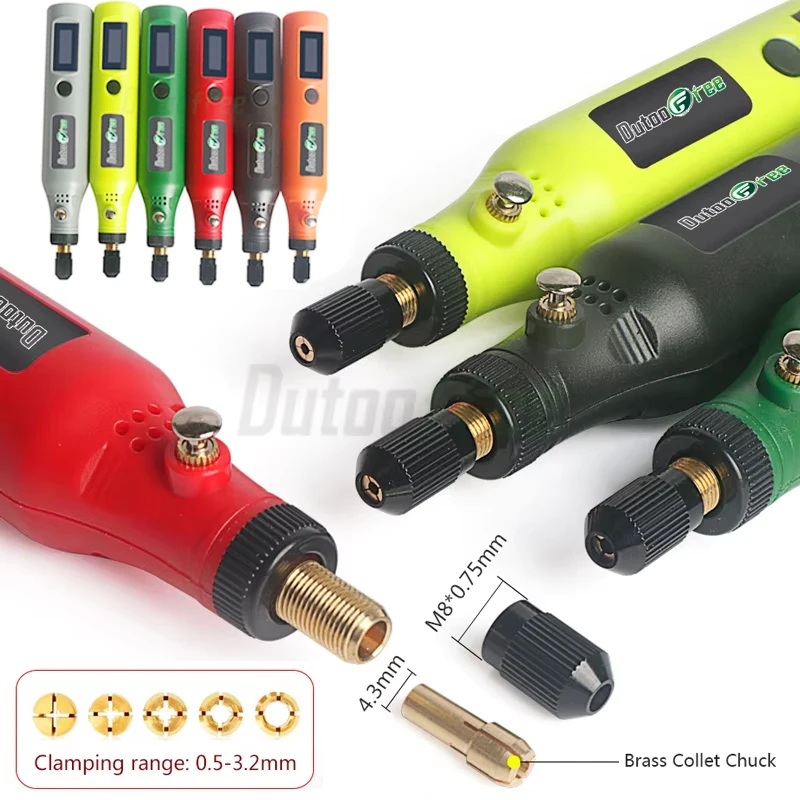 

5000r-15000r/Min USB Wireless Mini Drill Rotating Tool Woodworking Carving Pen Polishing And Polishing Electric Drill