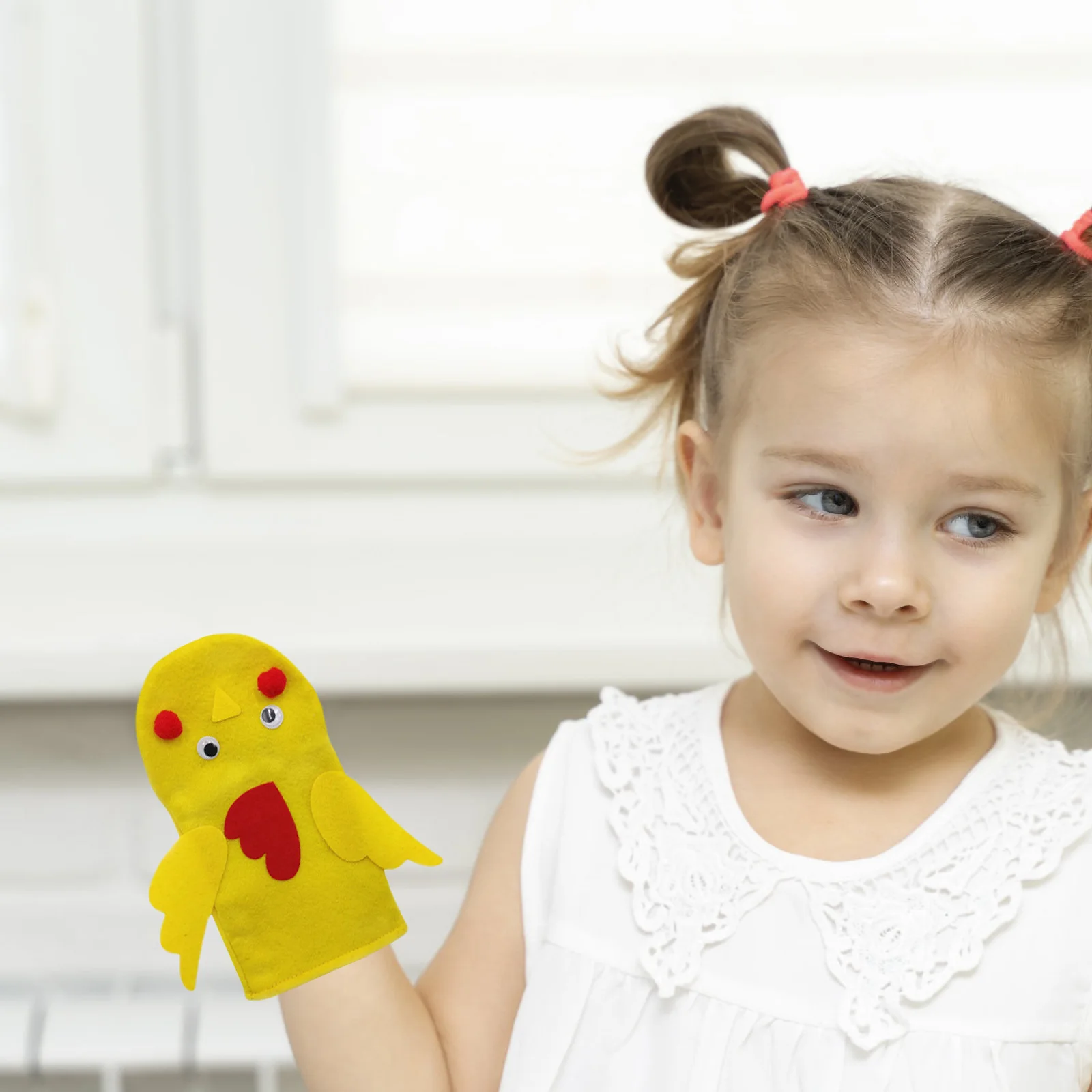 6 set adorabile burattino a mano kit materiale fai da te burattini in feltro accessori artigianali educativi interattivi per bambini burattini a mano in feltro