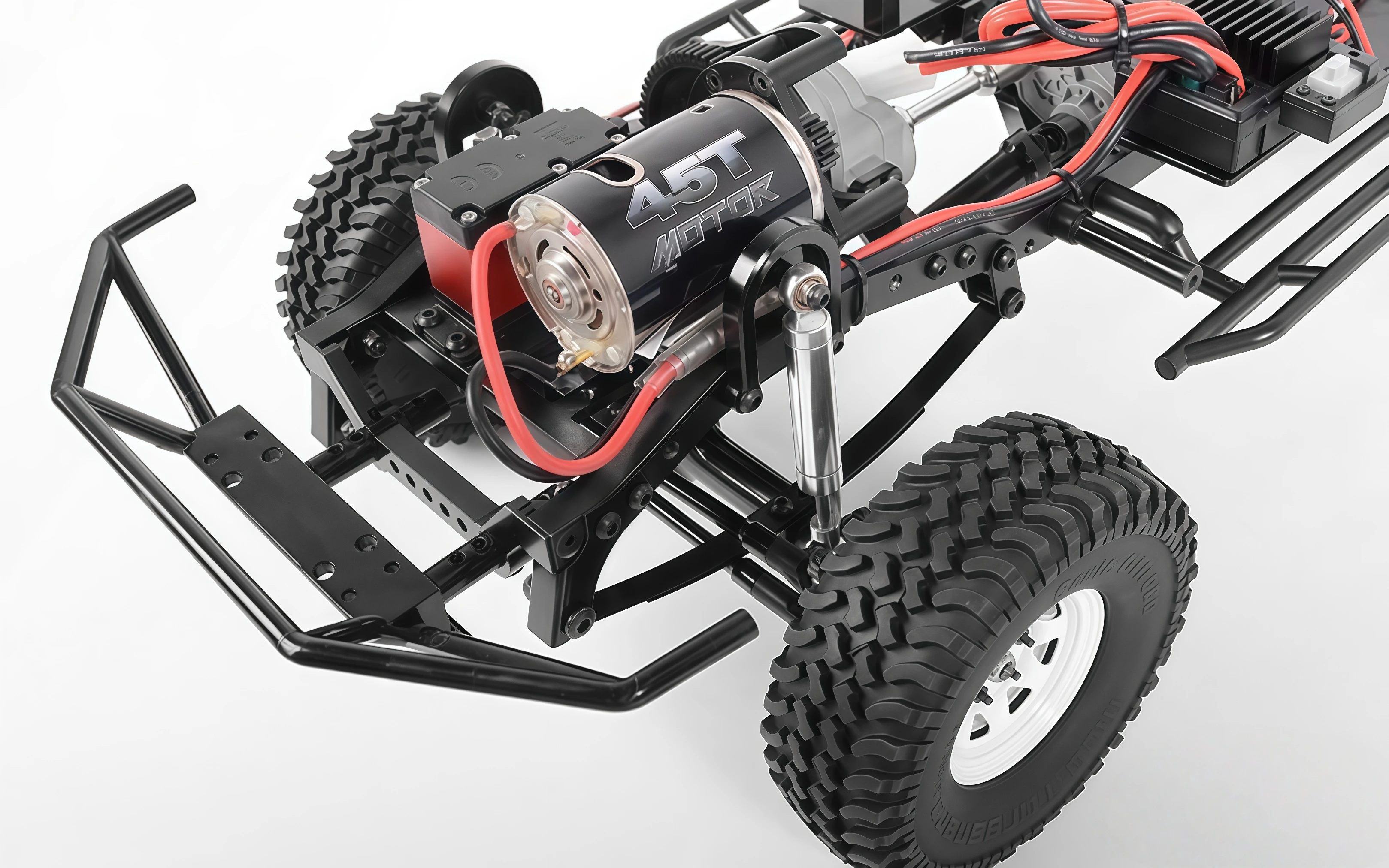 Reverse Mount Spring Hanger Conversion Kit for 1/10 Scale RC Crawler Toys RC4WD TF2 and TF2 LWB Chassis