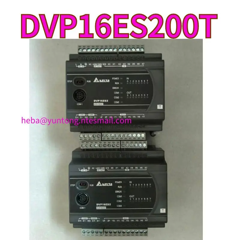 

Used DVP16ES200T programmable controller