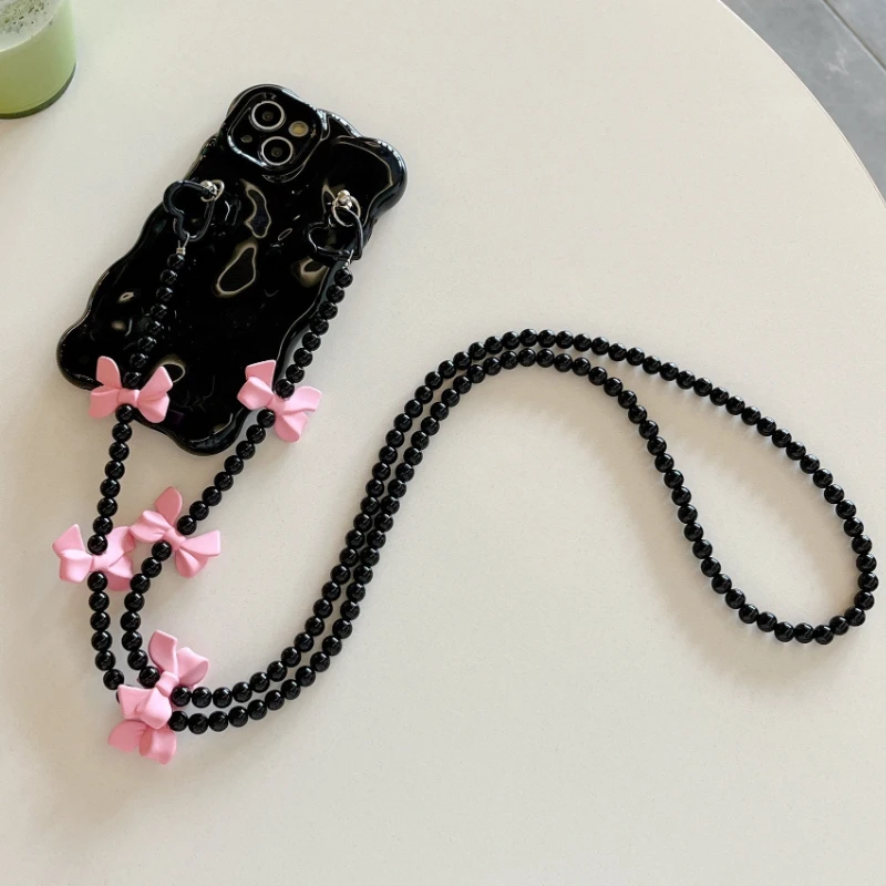 

Black with Diagonal Chain Wave Texture Phone Case For IPhone 17 16 15 14 13 12 11 Pro Max Plus Soft Shockproof Protective Cover