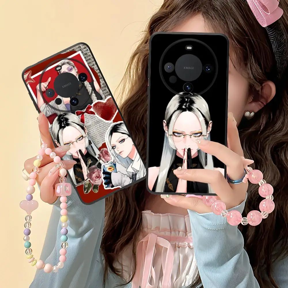 

Чехол для мобильного телефона Gokurakugai Tao для Huawei Mate 60 50 40 30 20 10 Pro Plus Lite E 5G с цветной печатью, защитный роскошный красивый чехол