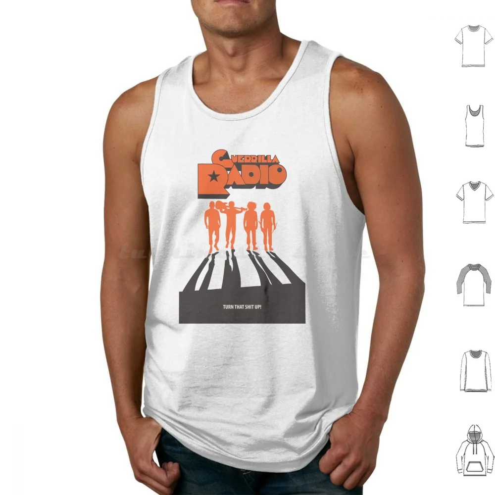 Clockwork Guerrilla Tank Tops Print Cotton Rage Against The Machine Ratm Clockwork Orange Stanley Kubrick Cinema Guerrilla