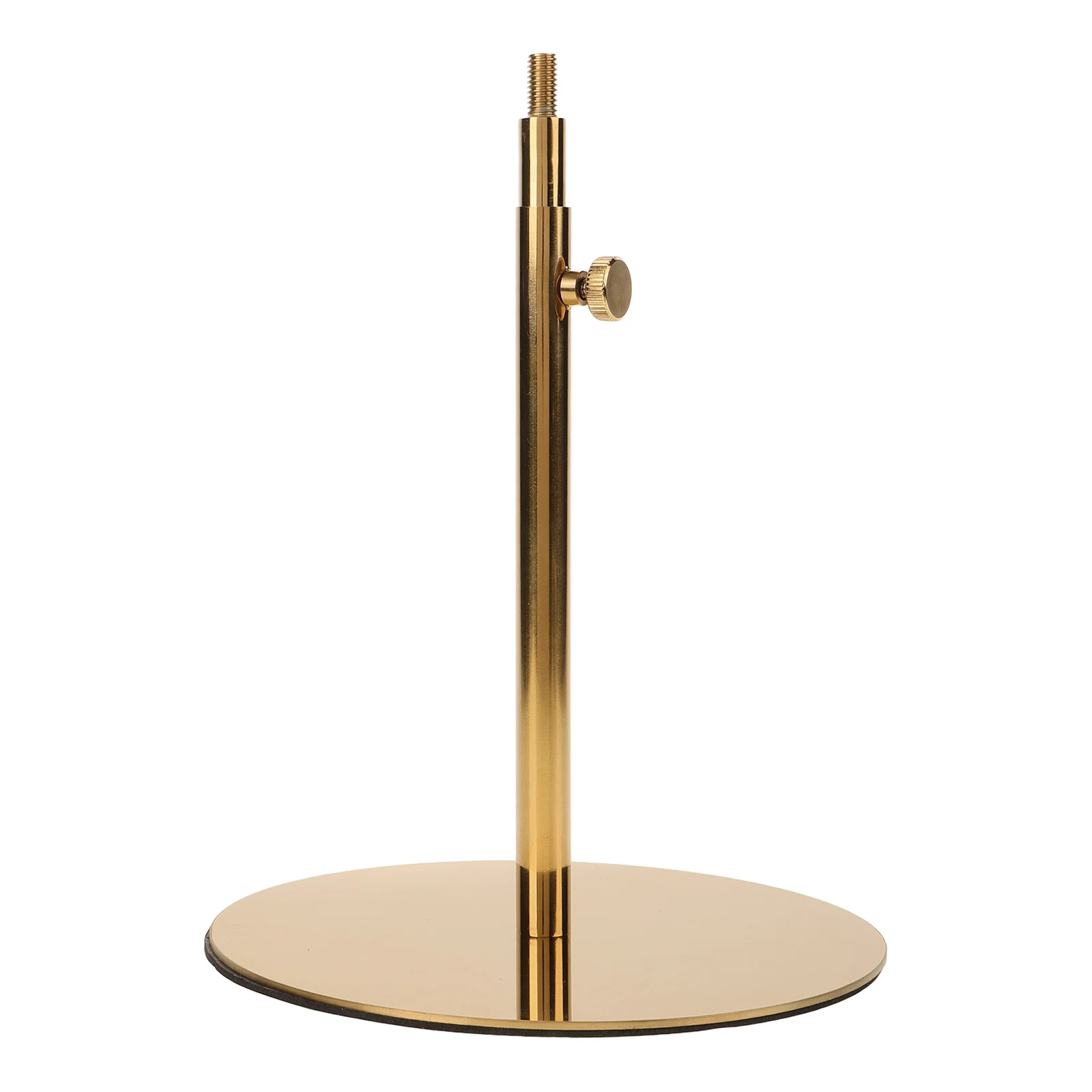 

Supports Adjustable Metal Base Mannequin Head Bracket Golden 201 Stainless Steel