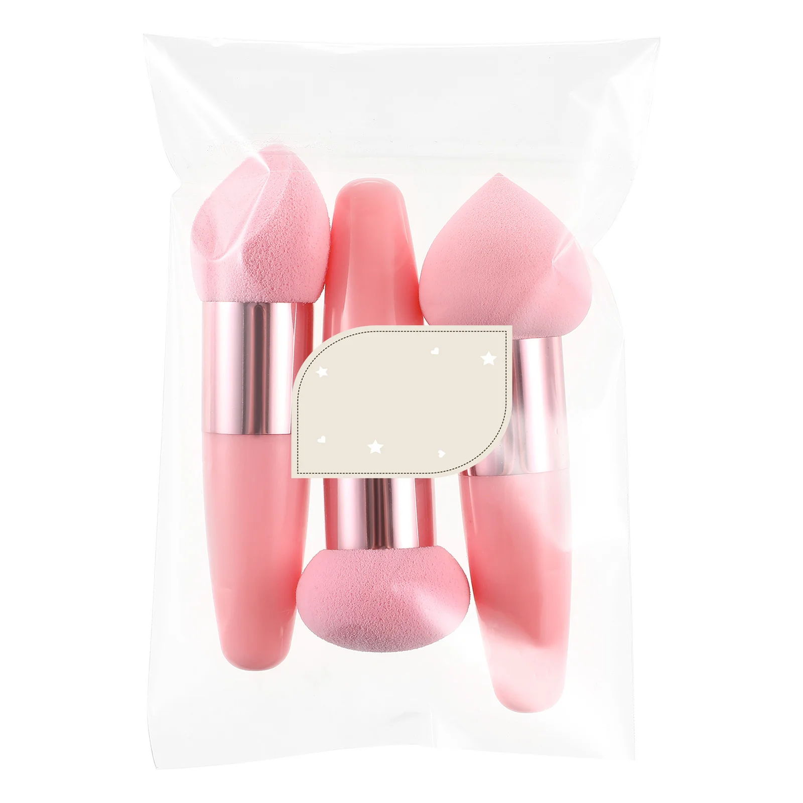 メイクアップ用ブレンドスポンジ 3 個 ファンデーションスポンジパフアプリケーター クリームコンシーラーフェイスパウダー用美容ツール