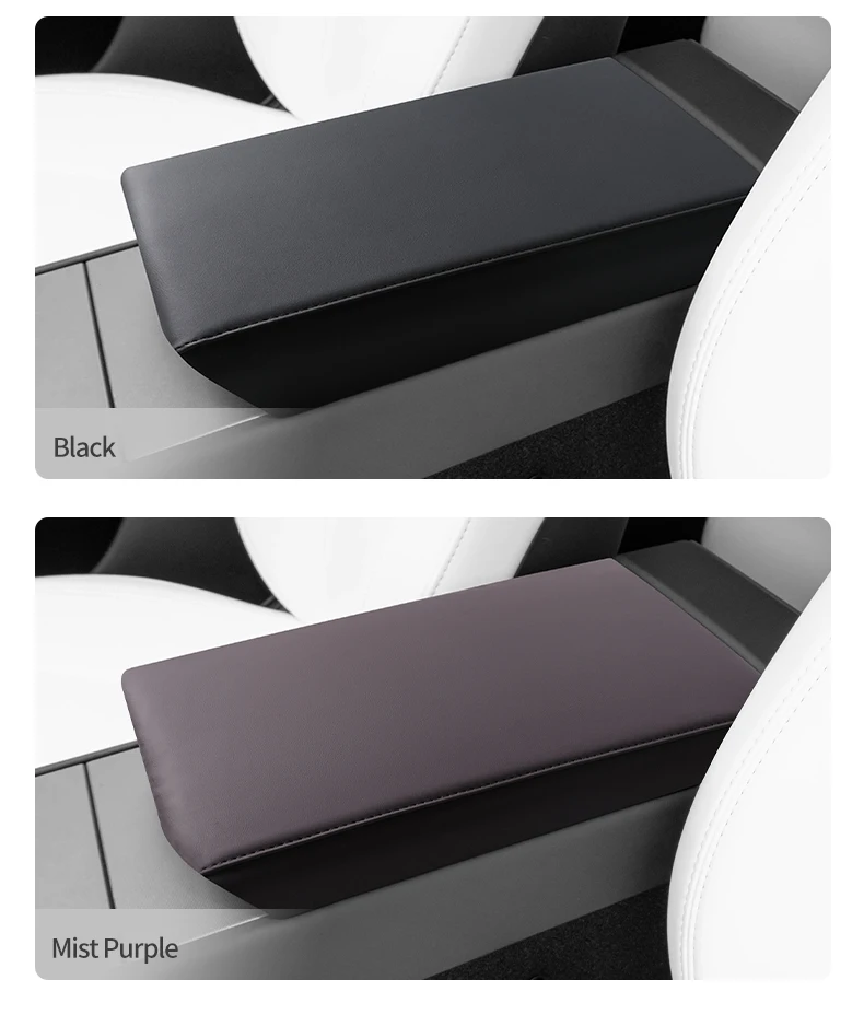 Mittelkonsolen-Armlehnenauflage für Tesla Model 3 Highland / Model Y Juniper ABS Armlehnenbox-Schutzabdeckung Autozubehör – Detail 14