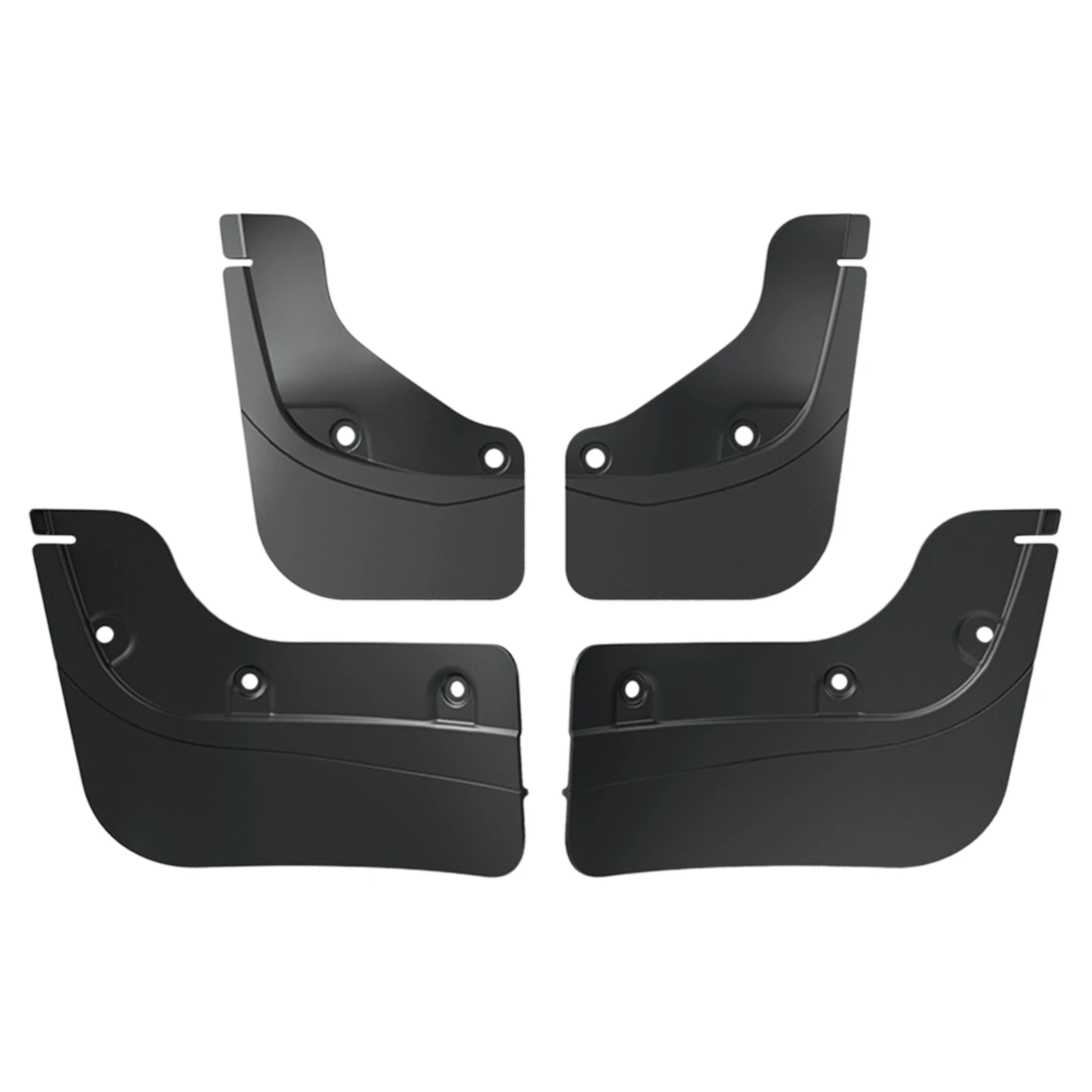 4PCS Car Lined Fenders for Tesla ModelY for LAUNCH Juniper Accessories Easy To Install TPE Material Heat and Corrosion Resistant