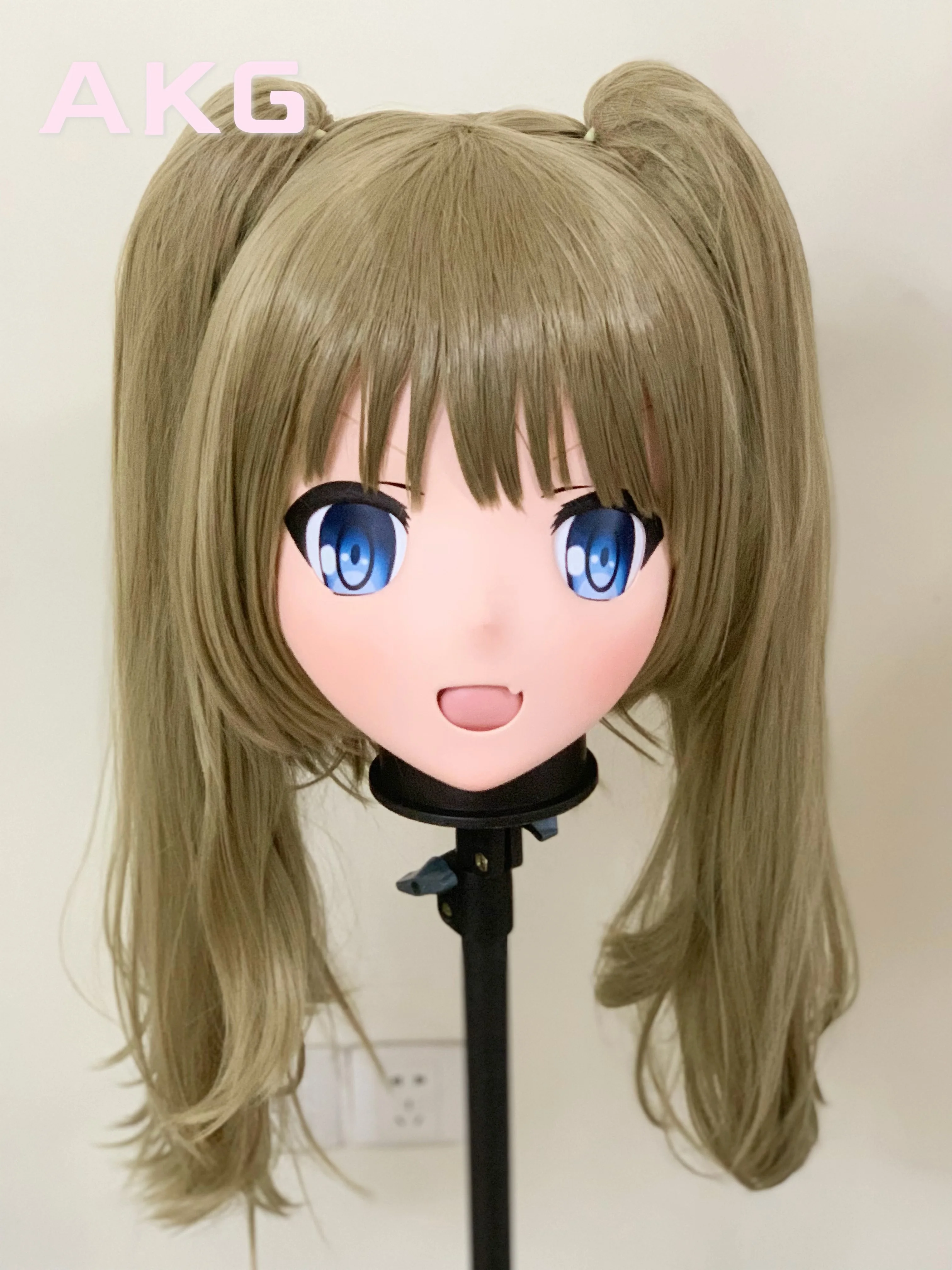 

(AL09)Customize Character! Female/Girl Resin Full/Half Head With Lock Anime Cosplay Japanese Animego Kigurumi Mask