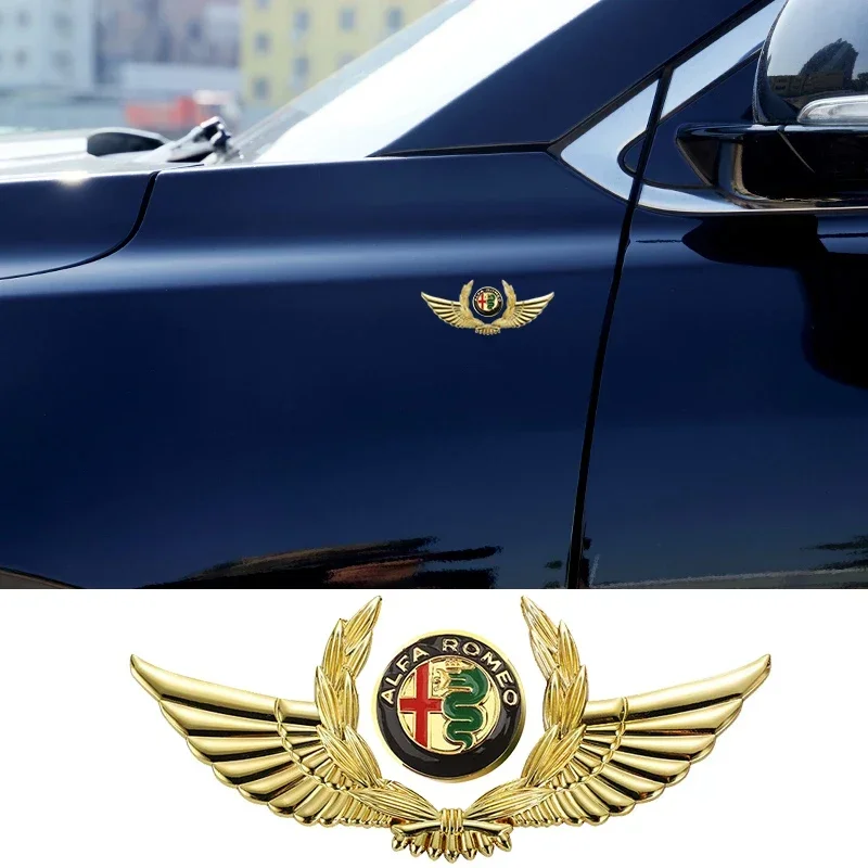 Car Window Hood Trunk Side Body Badge Stickers for Alfa Romeo 159 156 147 Giulia Giulietta Stelvio Mito Spider Volante Sportiva