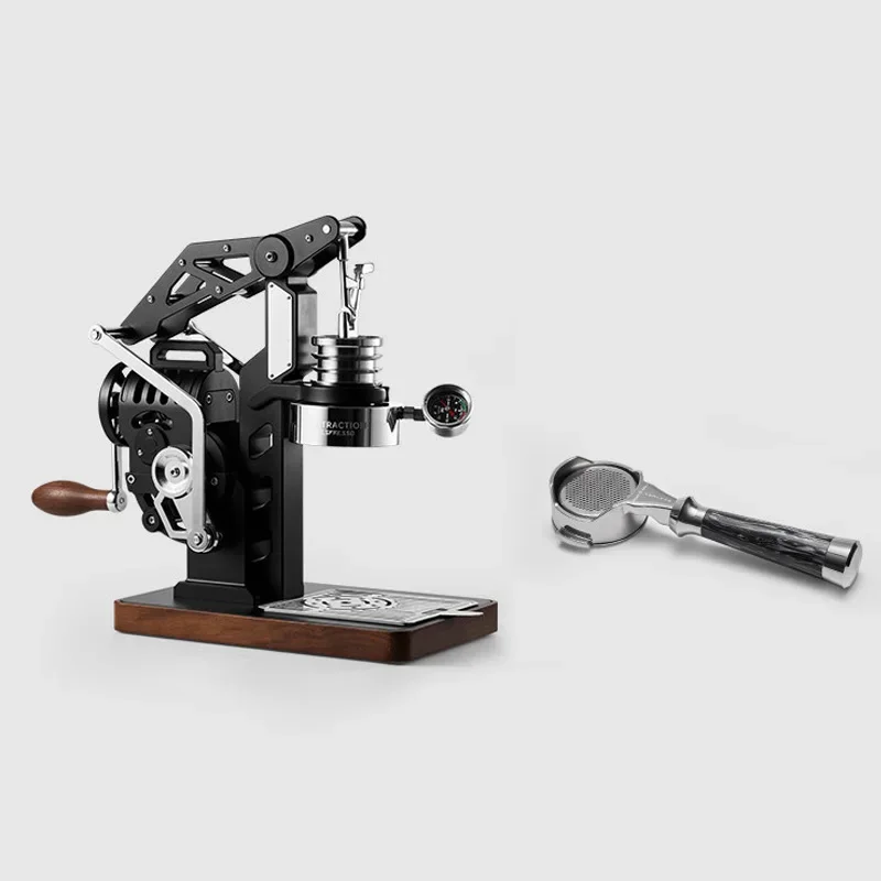Semi-Automatic Manual-Pressure Espresso hine; Ful Mechanical Extraction with Pressure Conersion; 58MM Handle Filter Basket