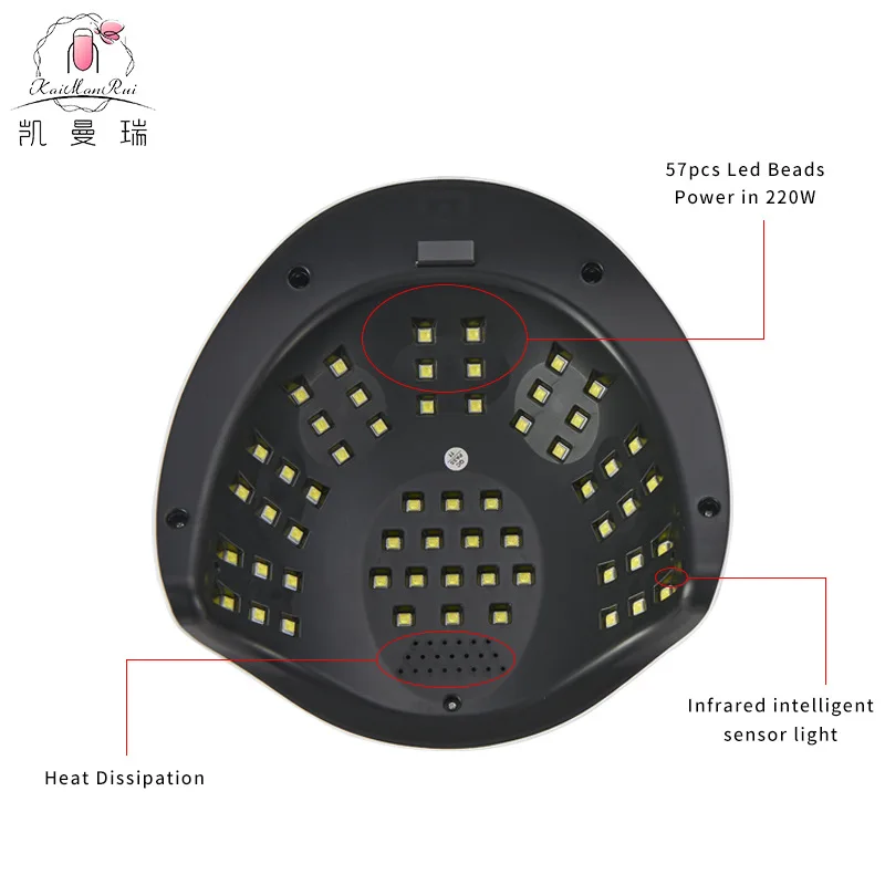 Cross-border high-power manicure lamp Home manicure shop Portable manicure baking lamp Quick-drying nail polish glue Nail machin