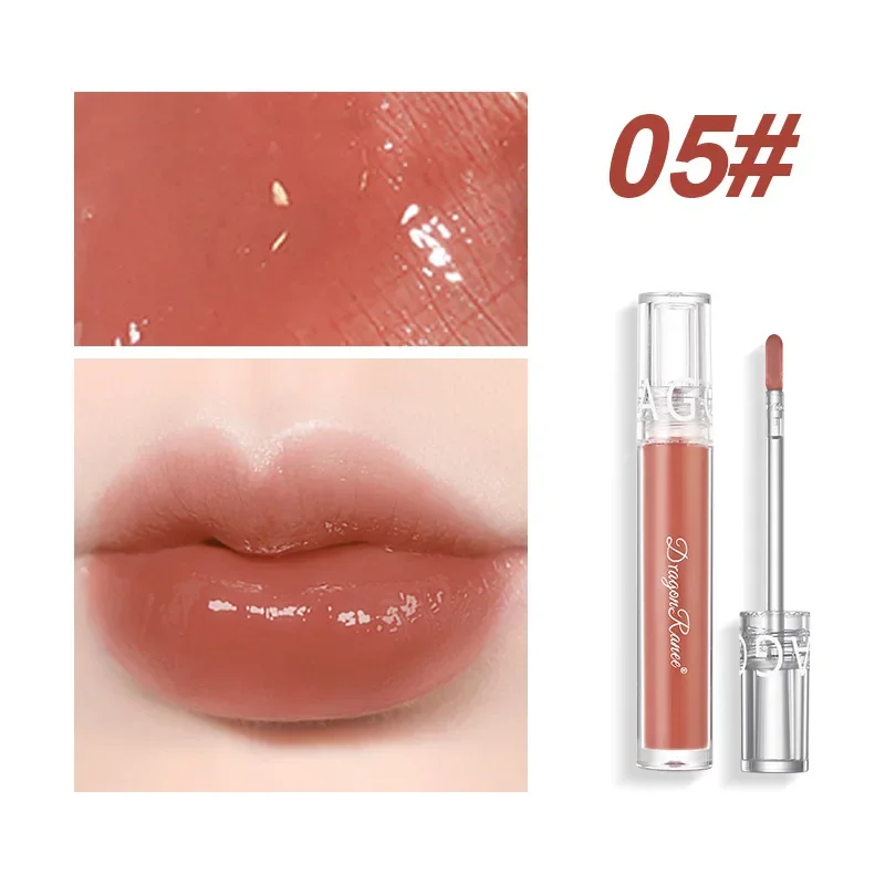 6 สีลิปกลอสผลไม้ชุ่มชื่น Hydrate Lip Oil การแสดงสีใช้งานง่ายยาวนานกันน้ําแฟชั่นขายร้อนลิปสติก