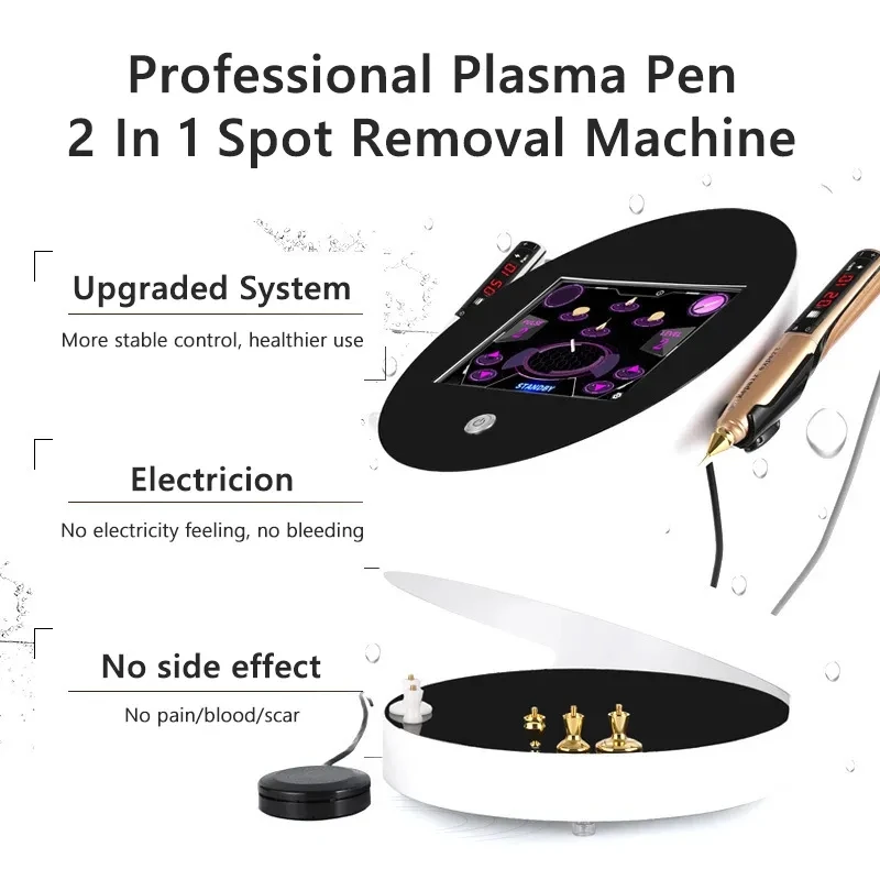 2 in 1 Fibroblast Plasma Face Lift Pen Acne Treatment Skin Care Machine Plasma Shower Beauty Spa home use and commercial