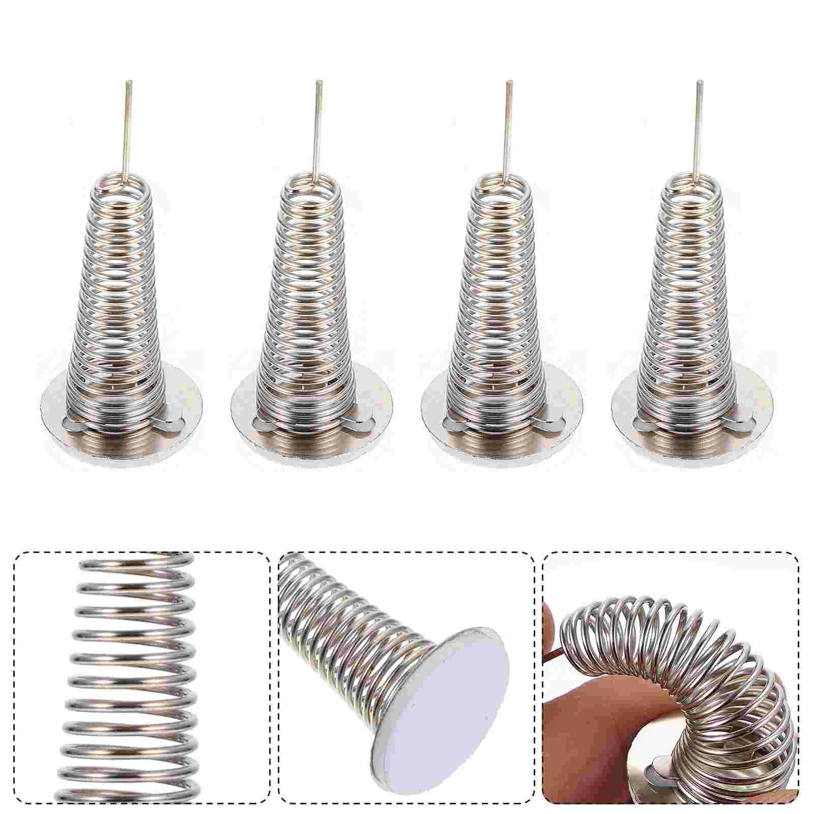 

10 Pcs Craft Toys DIY Accessories Shaking Head Spring Base Cake Air Plant Vase Brain