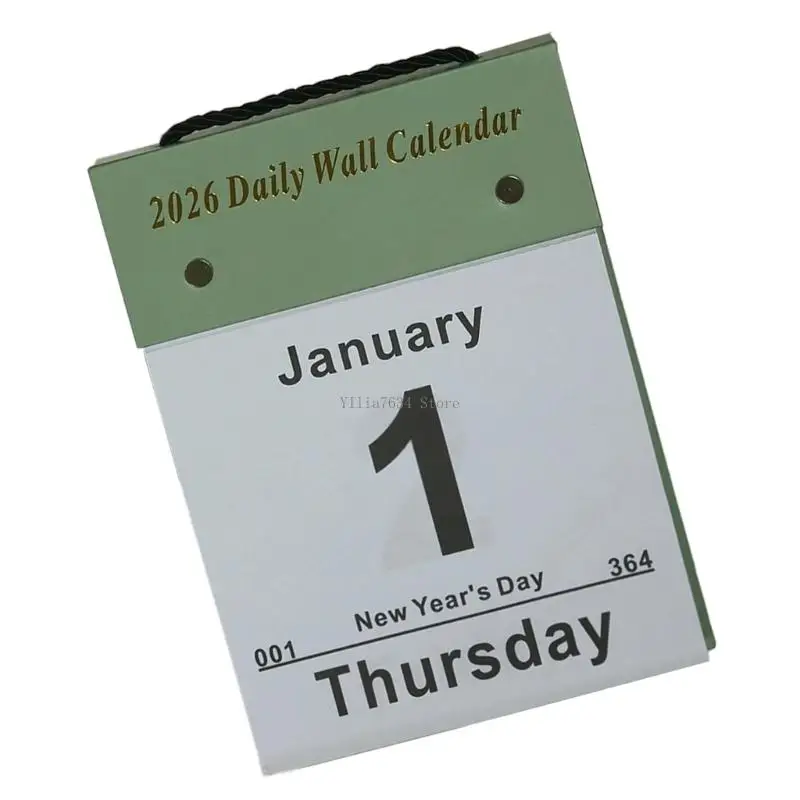 Modern 2026 Tear Off Calendar With Premium Recycled Paper For Office Organization Calendar Tearable Pages Calendar