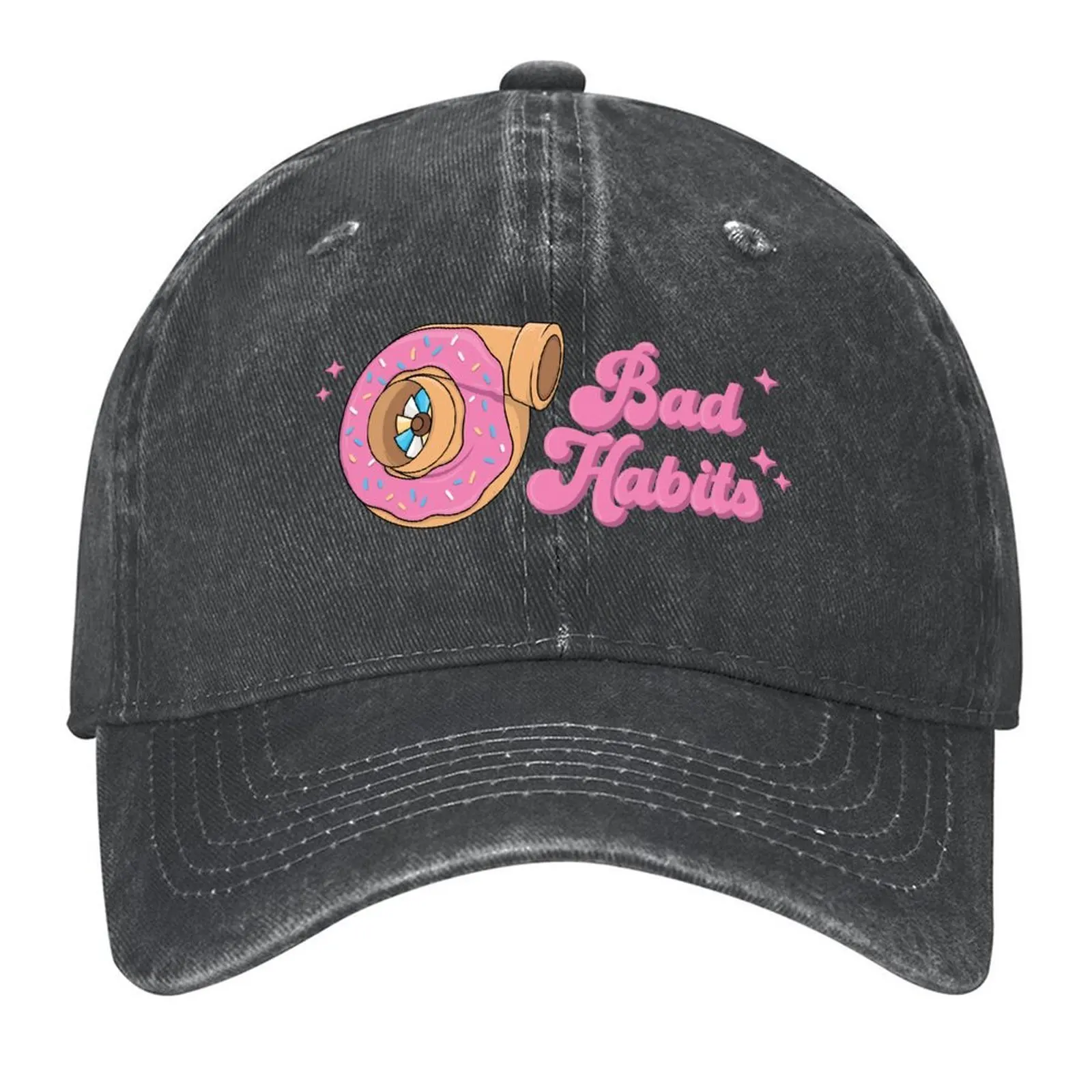 

Bad Habits Baseball Cap Dropshipping Golf Cap derby hat Military Cap Man Women's Golf Wear Men's