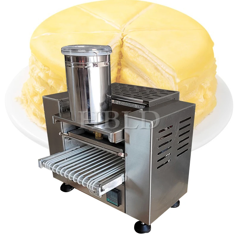 Mini Cake Machine Mango Durian Matcha Cake Skin Forming Machine Thousand Layer Birthday Cake Making Machine