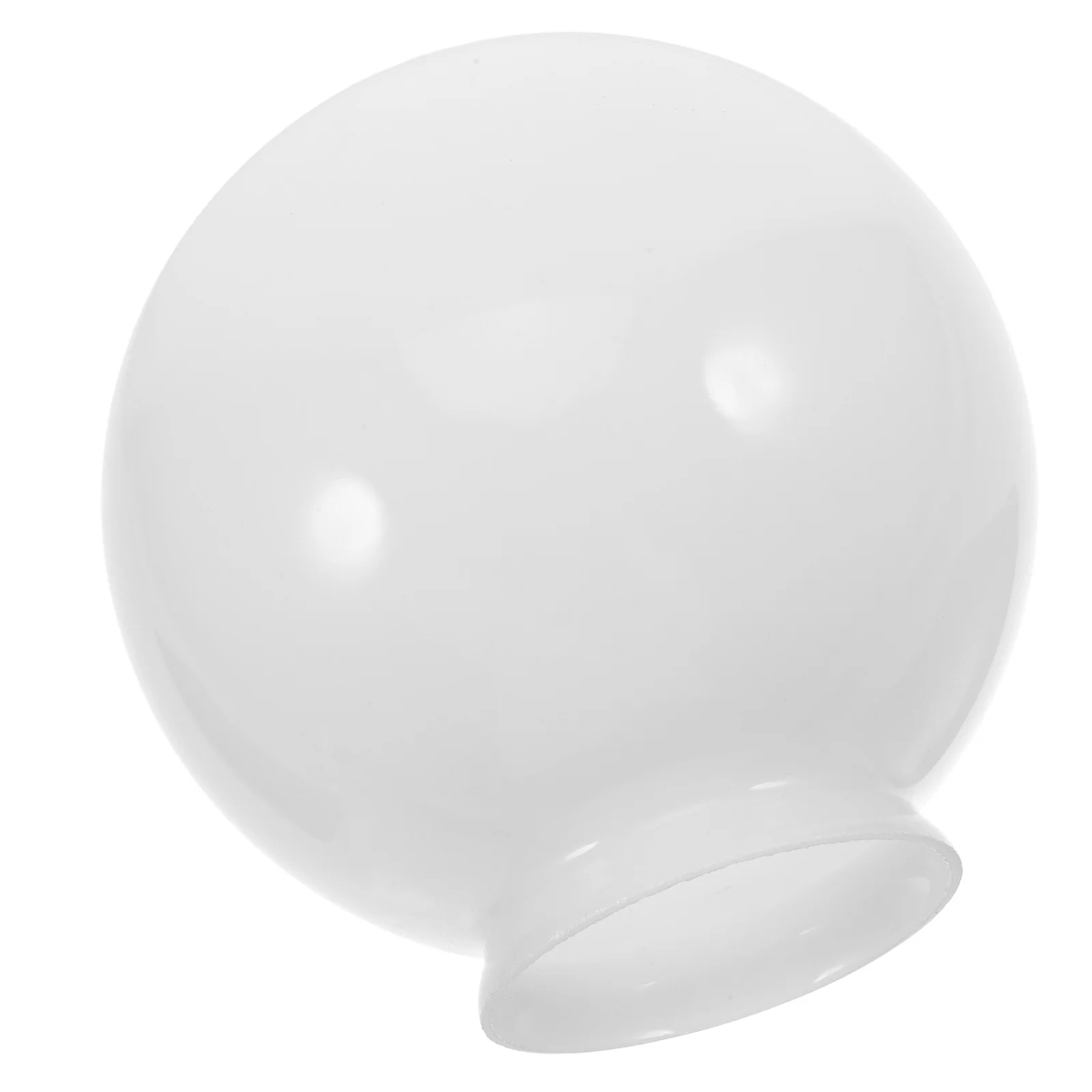 오팔 화이트 유리 램프쉐이드 구형 글로브 교체용 천장 선풍기 펜던트 플로어 램프 쉐이드 커버 침실 거실용