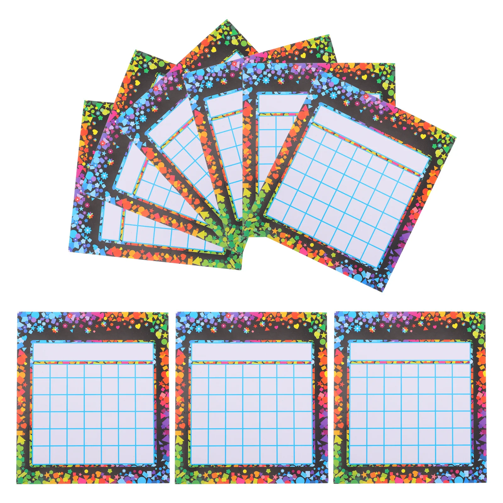 50 قطعة الفصول الدراسية الحافز الرسم البياني نظام المكافآت إدارة السلوك المواد التعليمية ملصق الرسومات ستار الرسوم البيانية #1