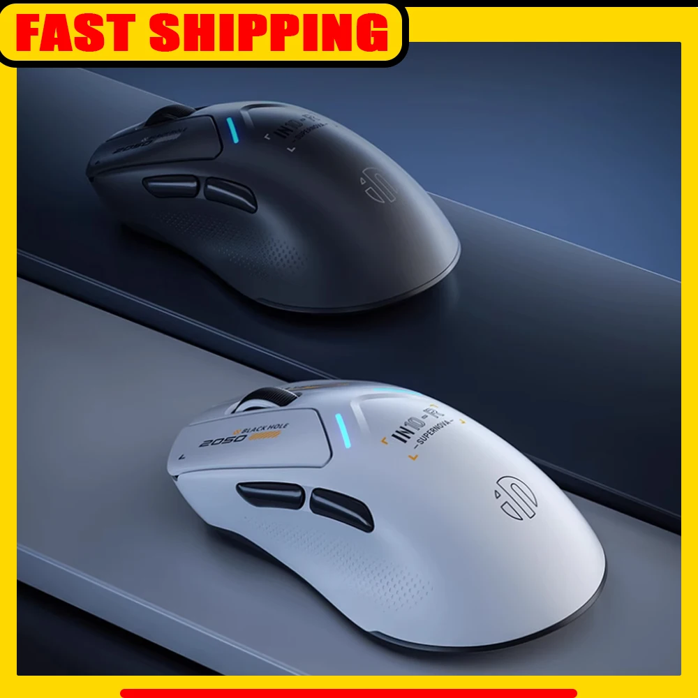 

INPHIC IN10R Wireless Mouse Tri Mode Mouse PAW3395 Wireless 8000Hz Polling Rate Lightweight Gaming Mice Gamer 1 PC Accessories