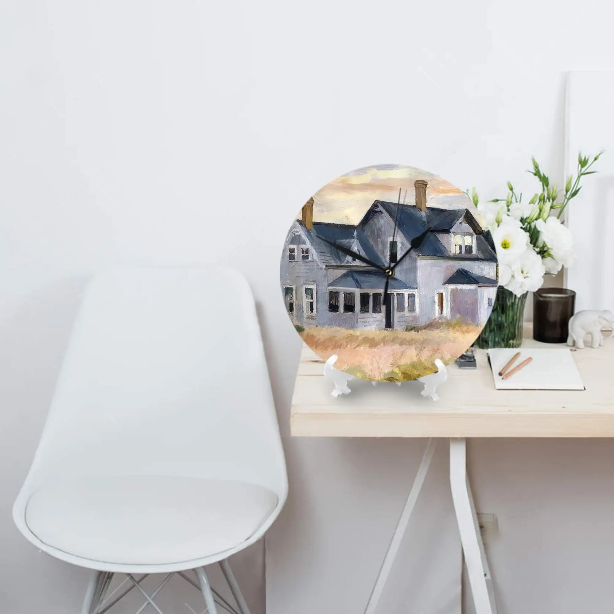 

Эдвард Хоппер художественная галерея настенные часы украшение комнаты бесшумные круглые часы для спальни гостиной кухни дома