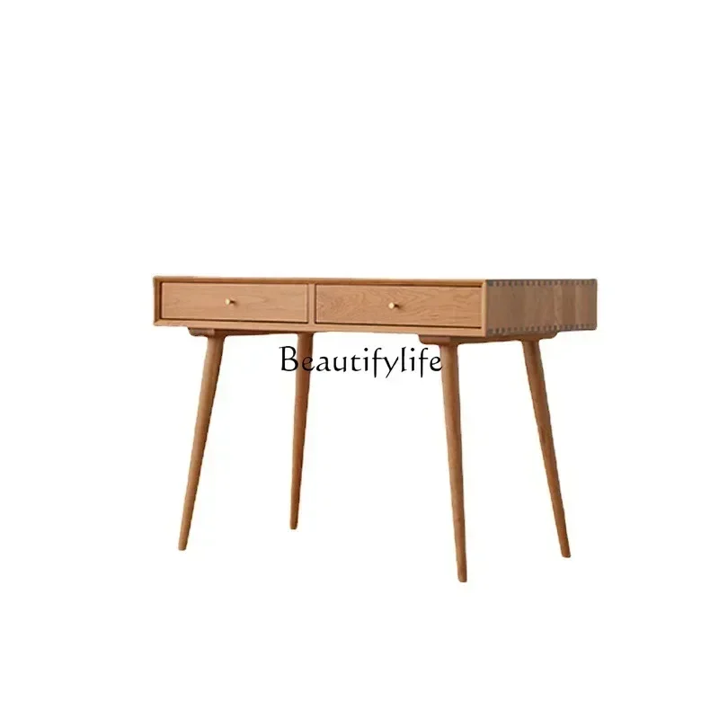 

New style New Nordic all solid wood desk cherry wood bedroom home study computer desk ss 8617
