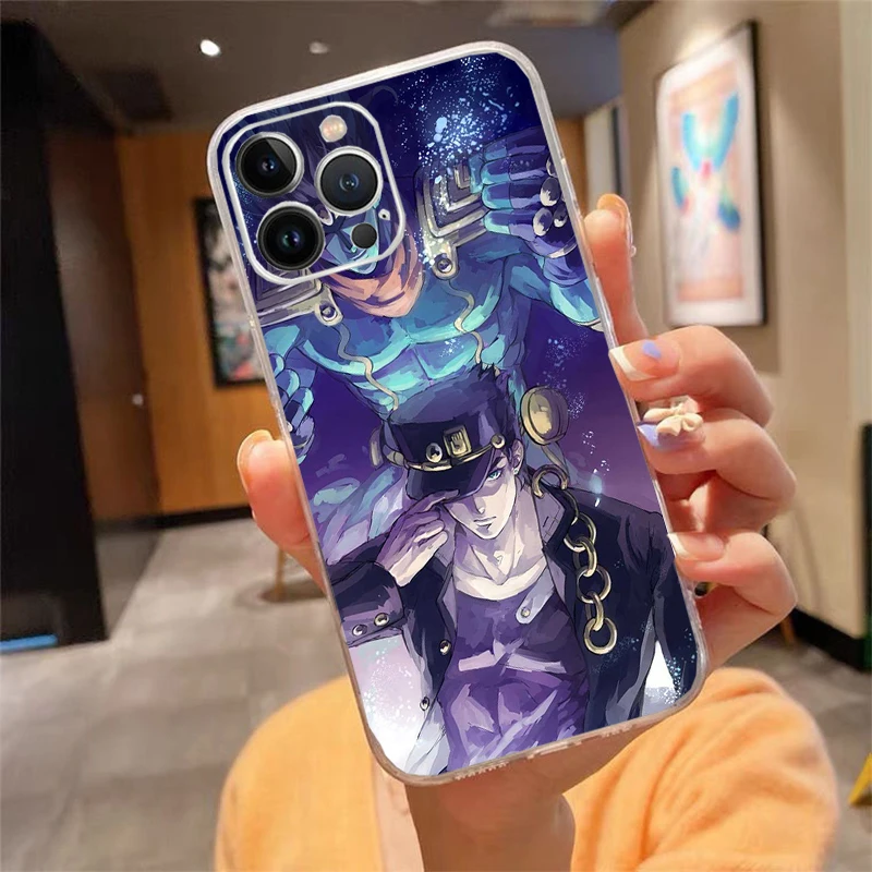 

Phone Case For iphone 17 Pro Max 17 Air 16 15 14 13 Pro Max 15 16 Pro 15Plus JoJo Bizarre Adventure