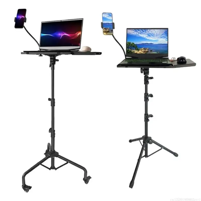 

Складная подставка для ноутбука D5BB для стоящего стола, весовая емкость 55 фунтов, противоскользящая подставка