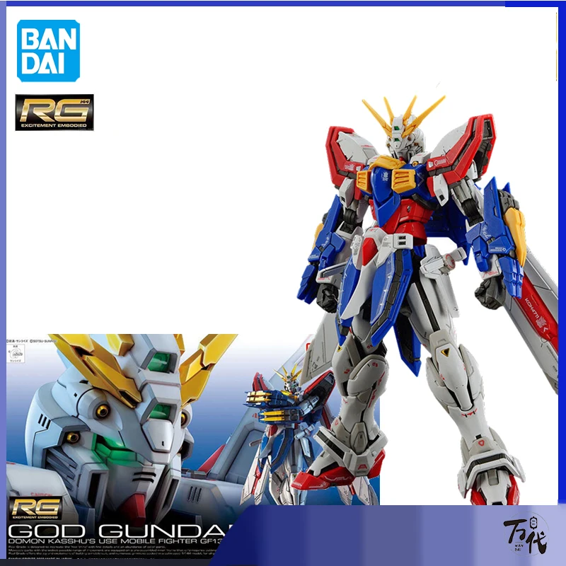 

Original box Bandai RG 1/144 GF13-017NJ sei gott gundam mobile kampfer action spielzeug figuren montage modell kit jungegeschen