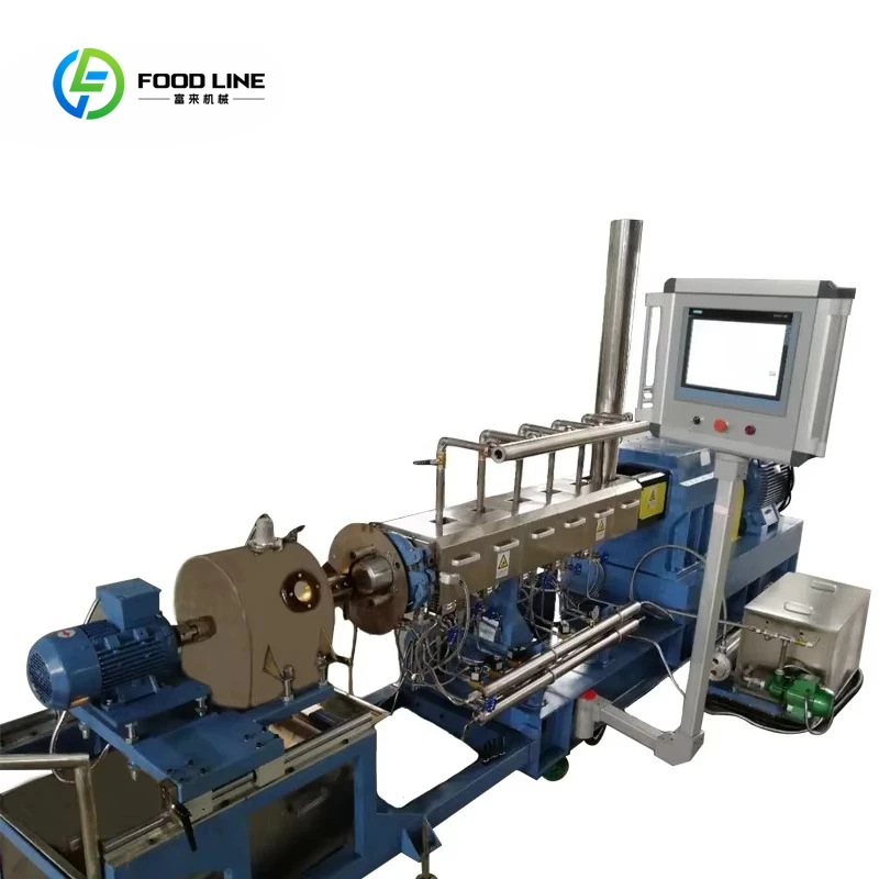 Customized Twin Screw Extruder Puffed Snacks Food Machine High Efficiency for Puffed Food Processing Production Use