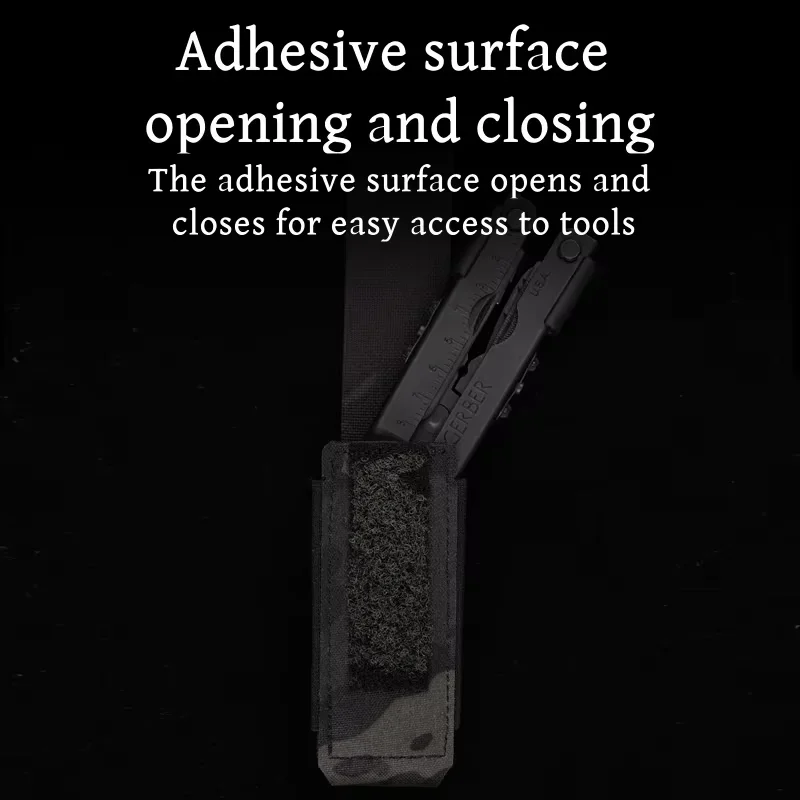 Paket Aksesori Penyimpanan Pemasangan Molle Desain Ringan Taktis Peralatan Peralatan Kamuflase Multifungsi