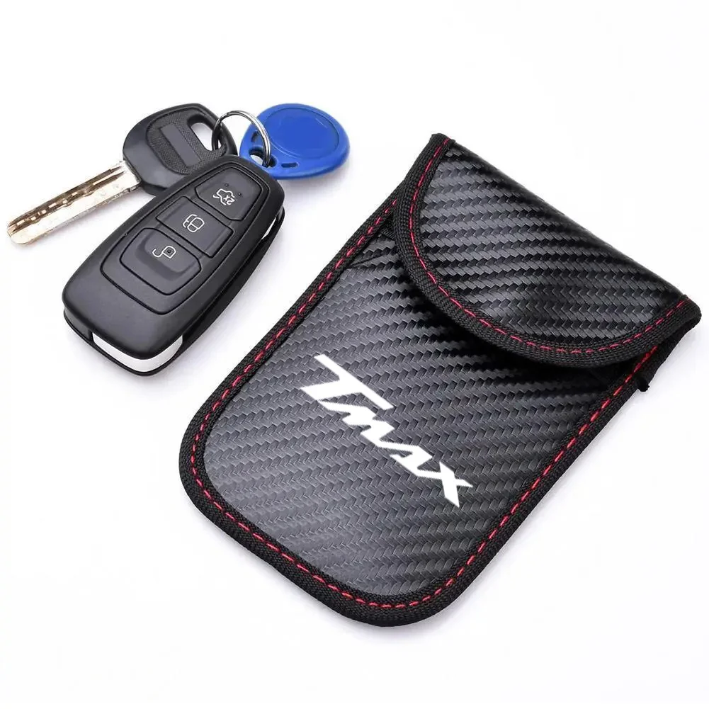 For YAMAHA TMAX530 TMAX500 TMAX560 T-MAX Tmax 530 Car Key Signal Blocker Case Faraday Cage Fob Pouch Keyless RFID Blocking Bag