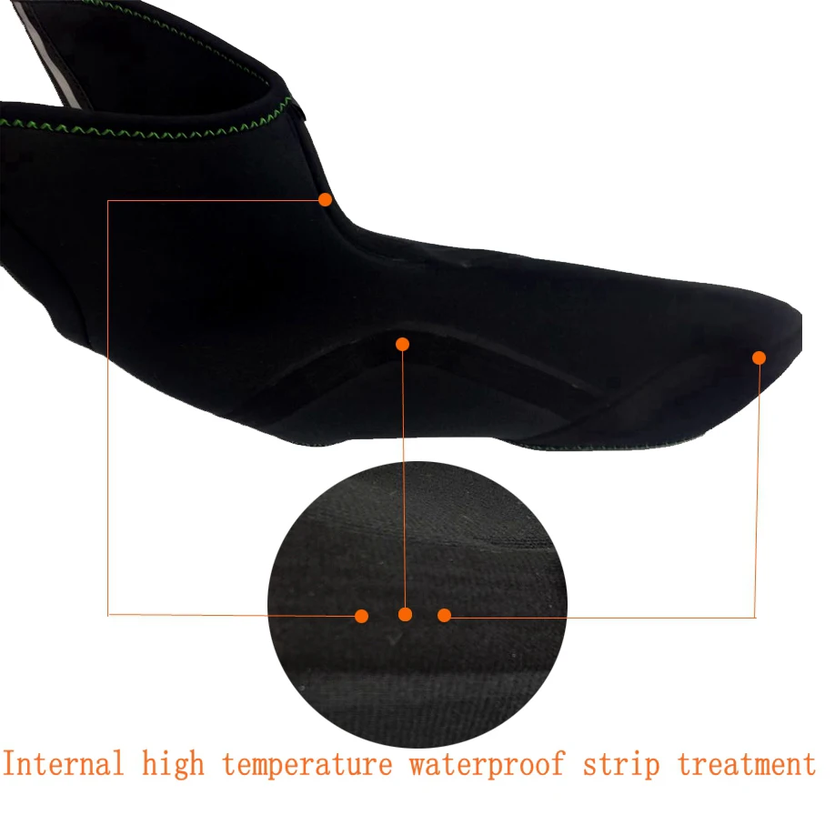 Cubrebotas de Neopreno Impermeables - Invierno, Pesca en Ríos - imagen 2