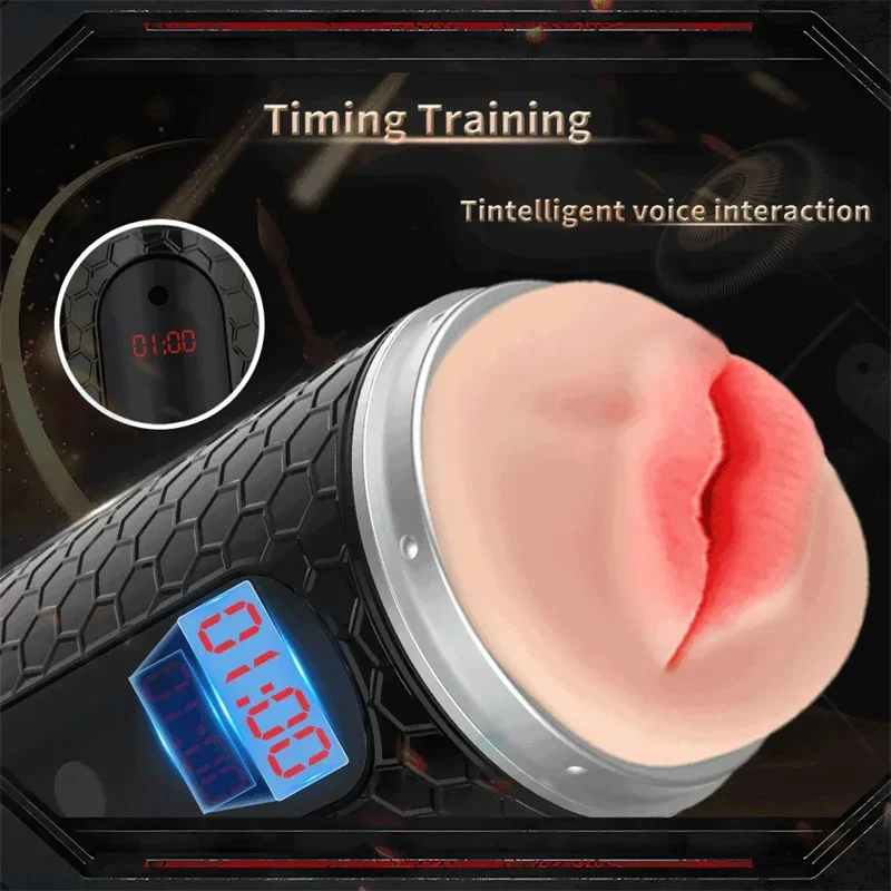 Stimulant Electric Masturbator Gag In Mouth Blowjob Adults Only Toys Double Real Silicone Vagina Real Masturbatas Doll Toys