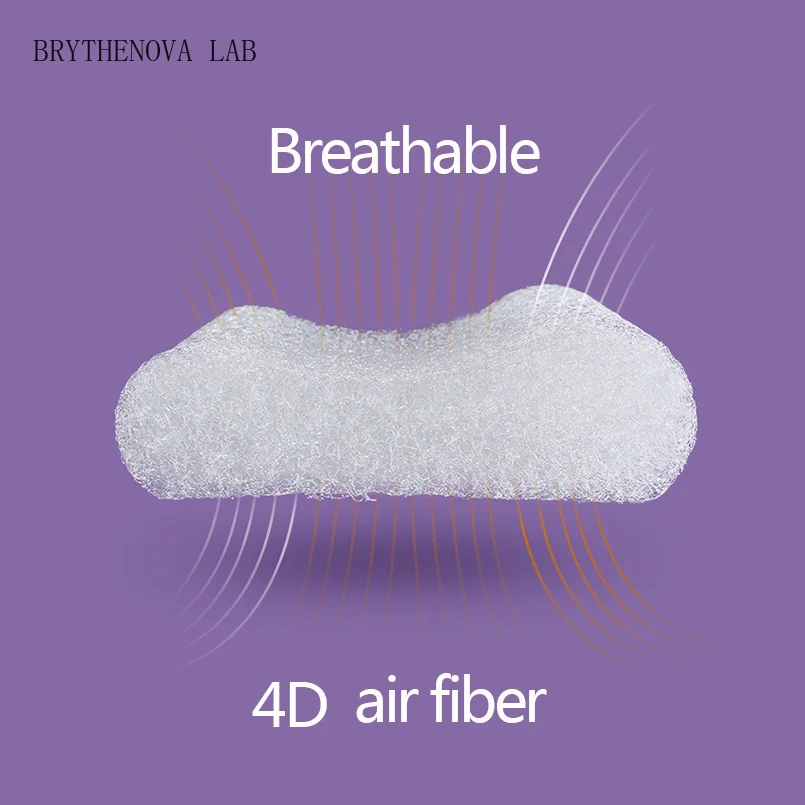Aqumotic 4D Air Fiber Wave Pillow Square Cushion Washed Fabric Breathable Nest Bird's Comfort Massage Tool Anti-decubitus