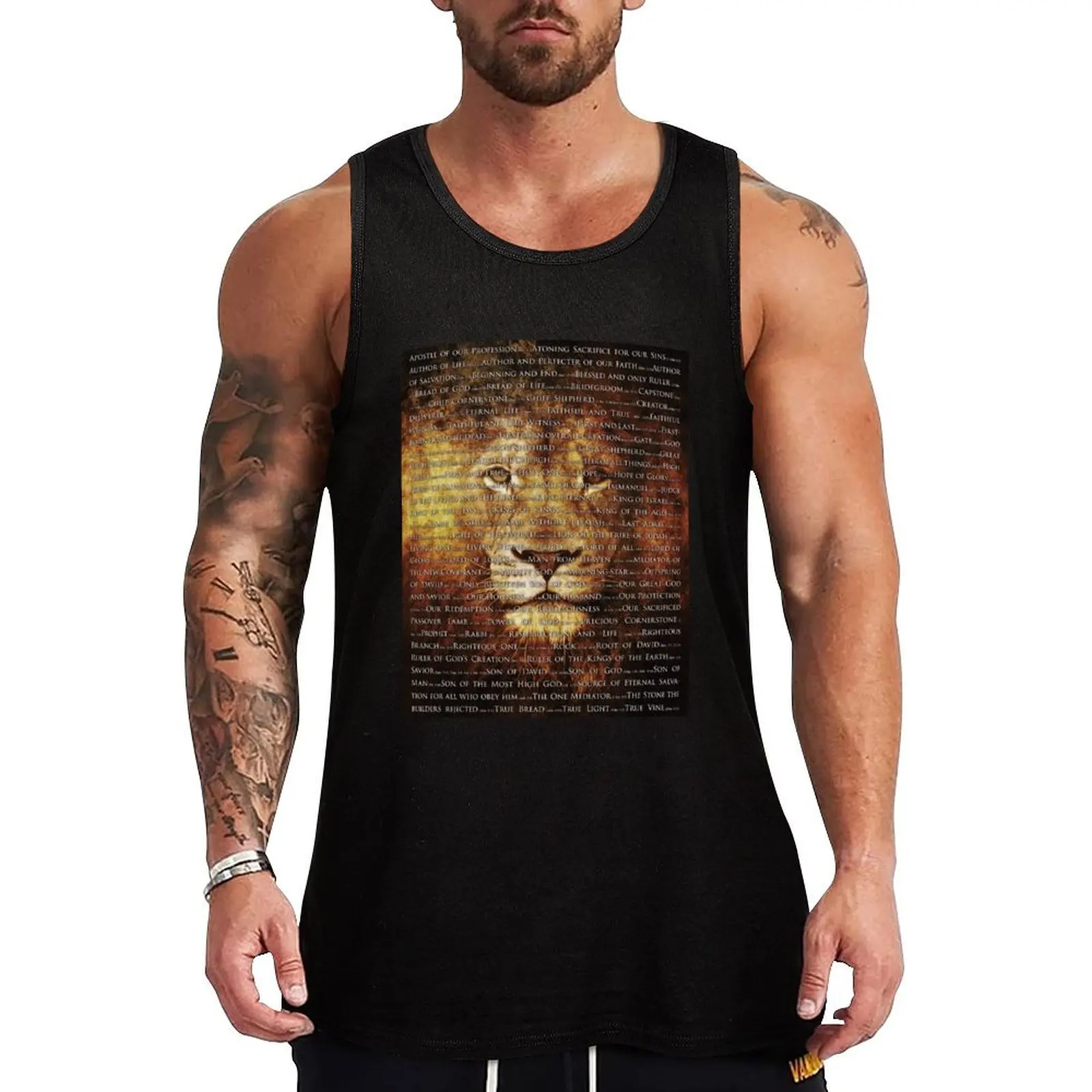 

The Names of God Tank Top Man summer clothes clothes for men T-shirt man