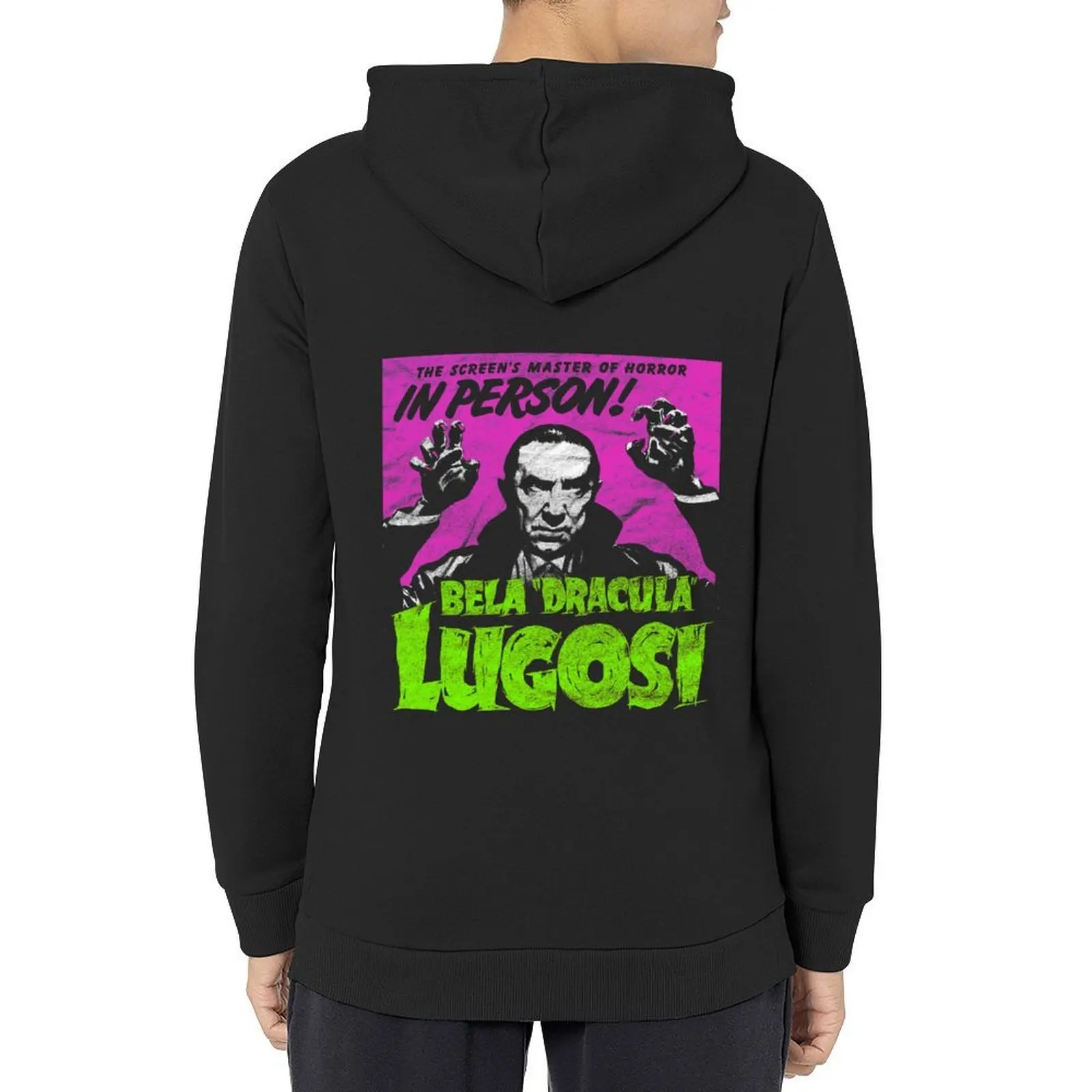 

Dracula Lugosi Master of Horror Movie Vampire Hoodie male clothes mens designer clothes men's sweat-shirt pullover hoodies