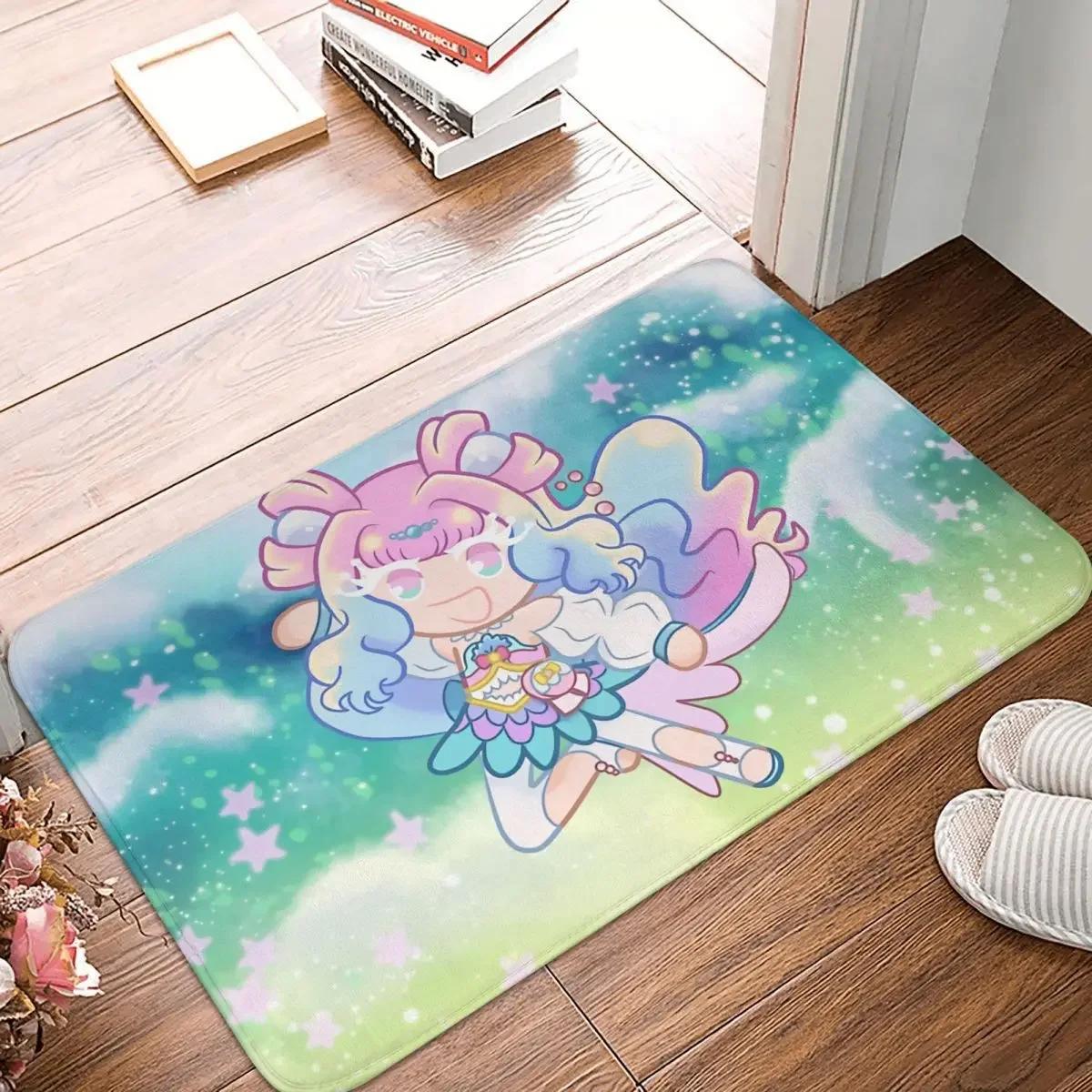 Pretty Cure Precure Princess Anime Bathroom Mat Cure La Mer In The Cookie Run Art Style Rug Home Doormat Living Room Carpet