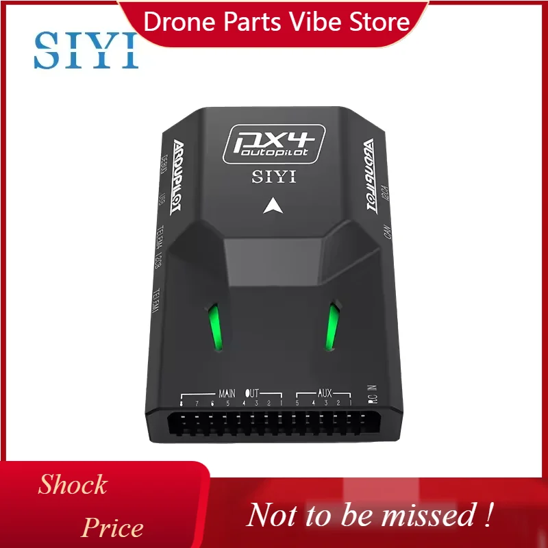 

Полетный контроллер DPSIYI N7 с автопилотом, совместимый с экосистемами Ardupilot и PX4, GPS M9N и модуль питания 2-14S для дронов и БПЛА