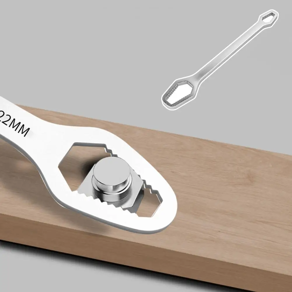 Quick Fix Wrench Self Tightening Adjustable Wrench with Long Handle Car Bike Repairs Multi-Angle Fastener Tool