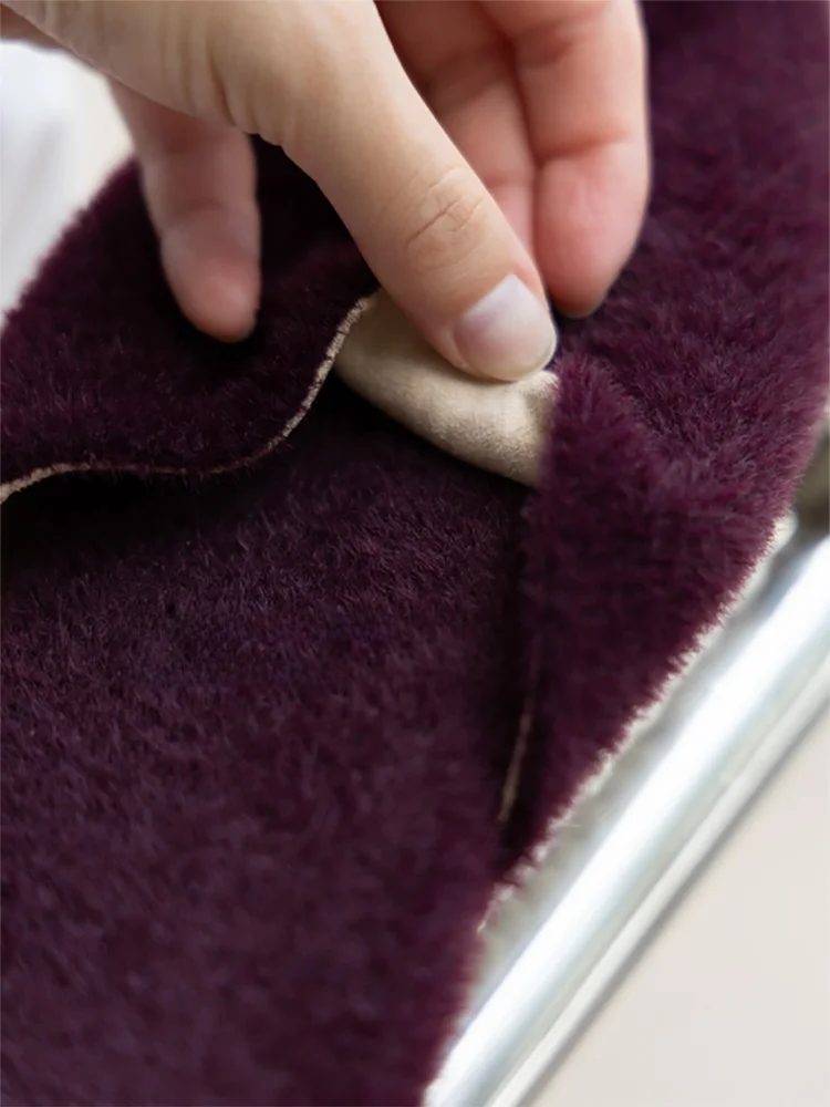 

Fur Slippers Indoor Outdoor Anti-Slip Soft Plu White Enhancing Velvet Red Cotton Slippers Comfortable Home oes for All