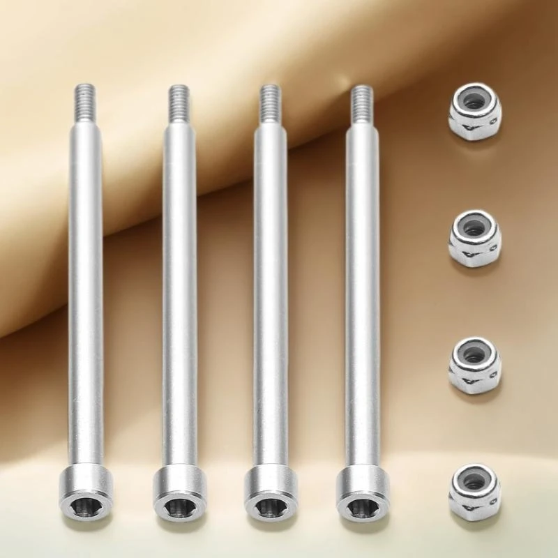 

4Pcs Steel A-Arm Hinge Pins 4x60mm for Enhances Remote Control Car Performances