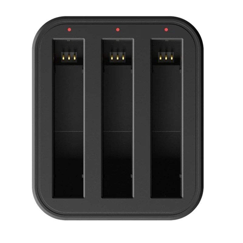 Caricabatteria a tre Slot per Insta360 X2 X3 caricabatterie a 3 Slot accessori di alimentazione per Action Camera Insta360 X2 X3