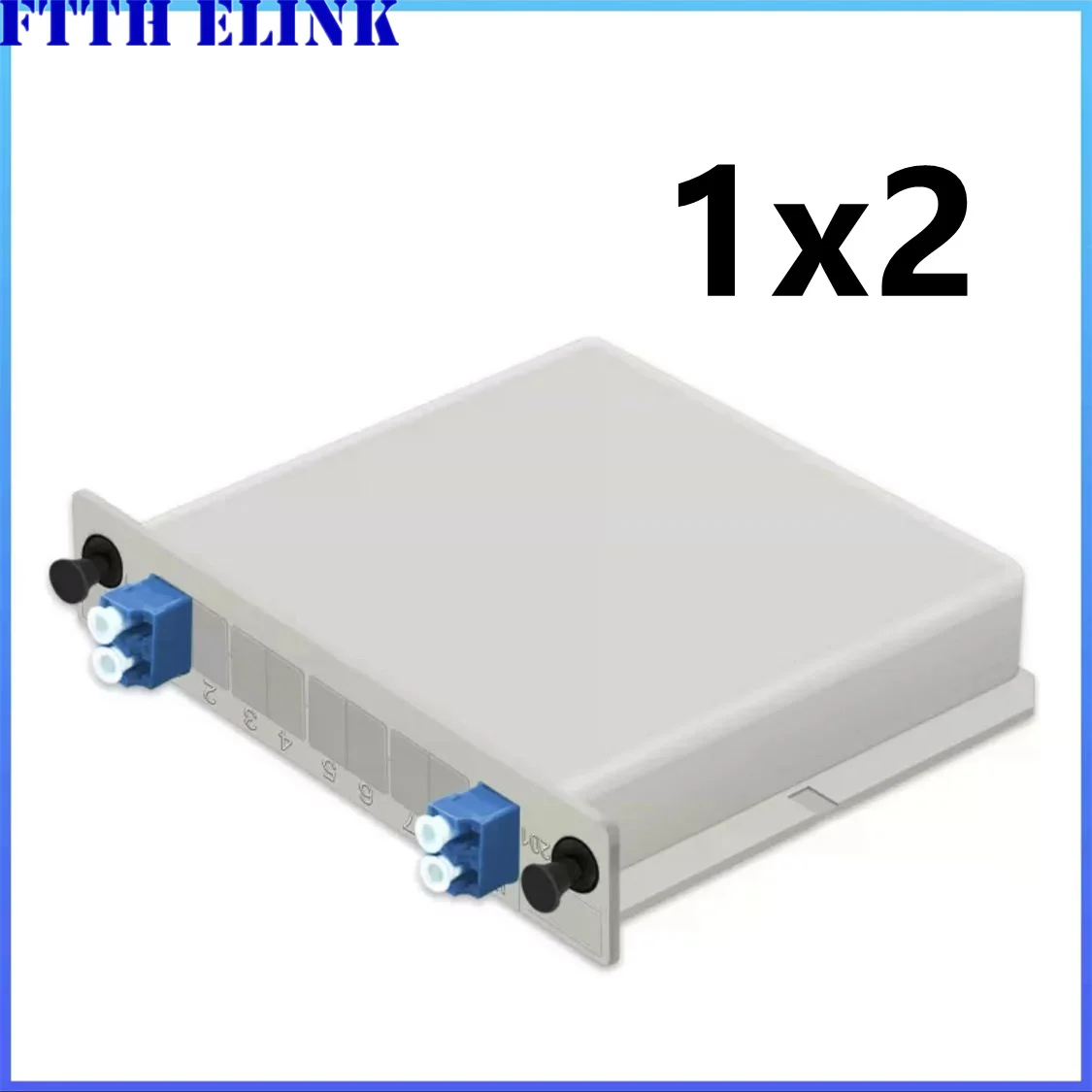 Optical Fiber Coupler Cassette for Telecom, LC Splitter, SM, LGX Box, 1*2, 1*4, GEPON FTTH, UPC, 1*8, 1*16, 1*32, 5PCs